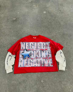 เสื้อยืดผ้าฝ้าย100% โอเวอร์ไซส์สไตล์วินเทจสำหรับผู้ชายใส่ในฤดูร้อนเสื้อยืดสองชั้นพิมพ์ลาย DTG ป้องกันรอยยับระบายอากาศได้เสื้อผ้าแนวสตรีทลำลองยาว - Product Image 5