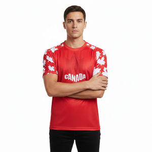 Camisetas de Fútbol Sublimadas de Poliéster de Manga Corta, Transpirables, Tallas Grandes, Personalizadas, Nuevo Diseño, Uniforme de Fútbol, Superventas - Product Image 4