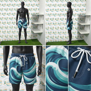 Shorts de sport d'été personnalisés OEM pour hommes – Nouveau style décontracté, best-seller, avec motif uni - Product Image 6