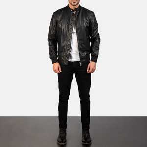 Chaqueta de Cuero para Hombre a Precio de Mayoreo con Diseño Personalizado, Chaqueta de Cuero de Talla Grande para Uso en Exteriores en Invierno, Chaqueta de Cuero para Hombre en Venta - Product Image 5