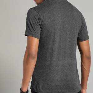 Custom 100% Cotton <b>Mens</b> Regular Fit T-<b>Shirts</b> <b>Black</b> Color Drop Shoulder <b>Short</b> <b>Sleeve</b> Front Quick Dry Anti-Uv Breathable OEM ODM - Product Image 5