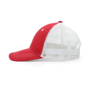 Casquettes de camionneur sportives unisexes à 6 panneaux en maille, polyester vierge, pas cher - Product Image 3