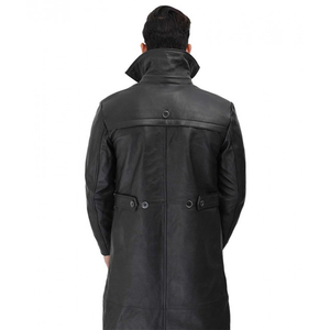 <b>Plus</b> <b>Size</b> Genuine Leather <b>jacket</b> Trench Coat – Winter Long Style Private Label - Product Image 2