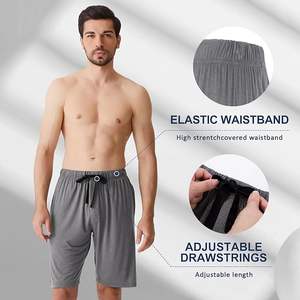 กางเกงนอนผู้ชาย กางเกงขาสั้นใส่สบาย ระบายอากาศได้ดี มีกระเป๋า - Product Image 3