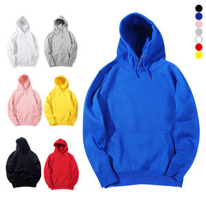 Custom Unisex Hoodie Blank <b>Pullover</b> Fleece Drawstring Hood Kangaroo Pocket Solid Color Sweatshirt Casual Streetwear Apparel - Product Image 5