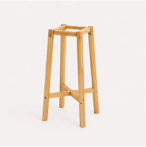 Support à plantes en bois écologique à 2 niveaux, intérieur/extérieur, durable, moderne, étagère à plantes multi-niveaux pour usage en jardin - Product Image 2