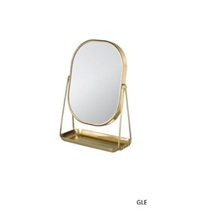 Art Deco Handmade Wooden Wall Mounted Bathroom Mirror with Customizable Thickness Edging Color - Product Image 2