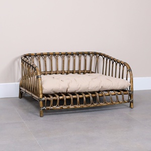 Sofás de mimbre hechos a mano para mascotas, sofá cama para perros, camas para gatos, precio directo de fábrica - Product Image 1