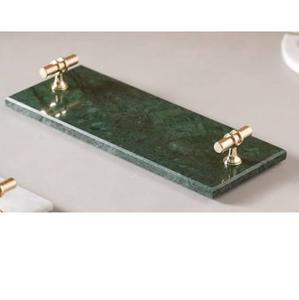 Bandeja de Servir de Mármol Blanco de Lujo, Forma Rectangular, Ecológica, de Alta Calidad, Vajilla Moderna para el Hogar, Bodas y Fiestas - Product Image 3