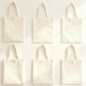 Sac fourre-tout en toile de coton naturel, écologique, imprimé sur mesure, sac de shopping - Product Image 3