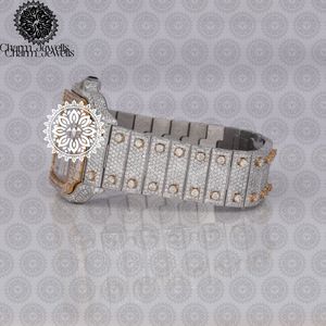 Reloj Mecánico de Lujo para Hombre Charm Jewells, Caja de Acero Inoxidable de 40 mm, Esfera de Cristal de Zafiro, Bisel con Diamantes, Fecha Automática, Resistente al Agua 10 Bar - Product Image 5
