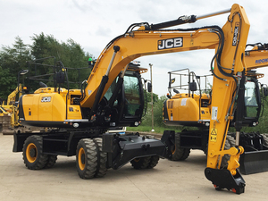 Excavadora de Ruedas JCB HD110W 4WD Hidráulica de 38 Toneladas y 1400KW, Máquina de Movimiento de Tierras de Uso Pesado con Rodamientos para Construcción de Carreteras en Bélgica - Product Image 5