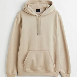 OEM Service Custom Logo Winter Men's Hoodies 100% Cotton Fleece Breathable Windproof High Quality Customizable - Product Image 6