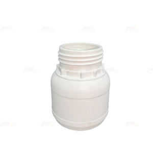 ขวดพลาสติก HDPE/COEX ทรงกลม ขนาด 150 มล. เส้นผ่านศูนย์กลางคอขวด 50 มม. พร้อมฝาเกลียวแบบสองริ้ว สำหรับการเกษตร/เคมีภัณฑ์/ปุ๋ย - Product Image 3