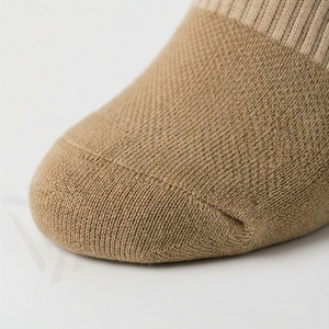 Chaussettes en coton tricotées sur mesure, brodées, pour femmes, décontractées, sportives, respirantes, douces, confortables, à porter au quotidien, couleur personnalisée - Product Image 6