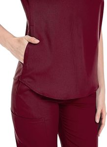 Conjunto de Uniforme Médico Unisex para Hospital: Blusas, Camisas y Trajes Quirúrgicos de Algodón Suave y Mezcla de Forro Polar para el Trabajo Sanitario - Product Image 5