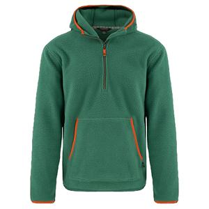 Sweat à capuche zippé en polyester/coton coupe-vent écologique pour homme Streetwear élégant pour la saison hivernale - Product Image 3
