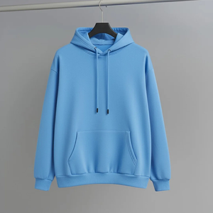 Sudadera con Capucha para Hombre, de Felpa Gruesa, Algodón, Corte Regular, Color Sólido, Transpirable, de Secado Rápido, con Bolsillo, Informal, para Invierno, Venta al Por Mayor, Personalizable - Product Image 6
