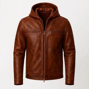 Fashionable Custom Design <b>Men</b> <b>Leather</b> <b>Jacket</b> Pakistan Made Top Product <b>Leather</b> <b>Jacket</b> for <b>Men</b> and Bikers winter <b>jacket</b> - Product Image 2