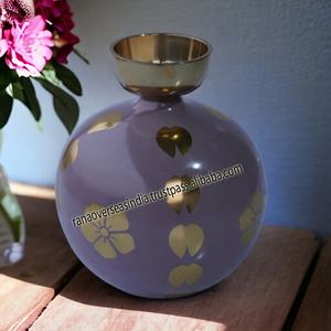 Jarrón de almacenamiento de flores para interiores moderno estilo elegante, superventas, organizador de Metal de aluminio a precio de proveedor - Product Image 2