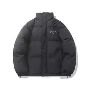 Wholesale Men's <b>Winter</b> Outdoor Warm Breathable Zipper Customized Logo Fashionable Casual Down <b>Jackets</b> - Product Image 4