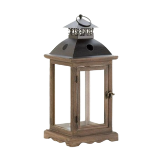 Lámpara de Madera de Mango para Interiores, Decoración de Bodas, Lámpara de Color Negro Más Vendida con Diseño Rústico - Product Image 4