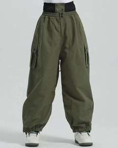 Professional Waterproof Plus Size Unisex Ski Snowboard Pants Windproof Breathable Insulated Thermal Cargo Winter Sports Taped - Product Image 2