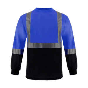 Camiseta de Seguridad Reflectante de Alta Visibilidad Mangoes Fashion, Personalizada, ANSI Clase 1, Impermeable, Manga Larga, Dos Tonos, Puños Acanalados, 100% Poliéster - Product Image 6