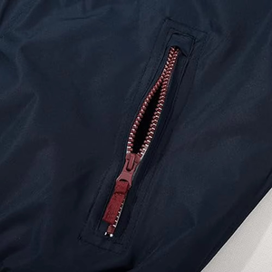 Chaqueta Cortavientos Ligera con Capucha de Dos Tonos para Hombre, de Venta Caliente, con Cremallera, Ropa Exterior Casual, Estilo Urbano, Resistente al Agua, OEM Personalizado - Product Image 4
