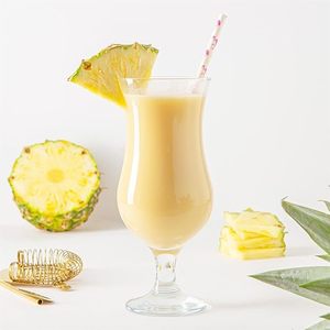 Juego de 6 Vasos para Pina Colada de 390 ml, Vasos para Hurricane, Piña, Martini, Batidos, Transparentes y Duraderos, Diseño Clásico - Product Image 2