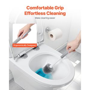 Set Bagno 2-in-1: Spazzola e Sturalavandini con Supporto Ventilato a 360 Gradi per Pulizia Profonda - Product Image 1