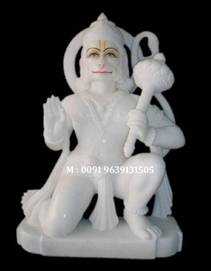 <b>Religious</b> Marble Hanuman Ji <b>Statue</b> - Product Image 3