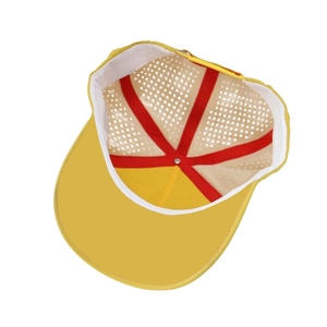 Casquette de golf personnalisée avec logo en patch de caoutchouc, 5 panneaux, forme perforée découpée au laser, casquette de sport, casquette de baseball performante - Product Image 4