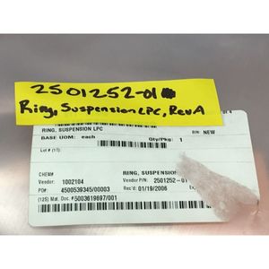 ASM 2501252-01แหวนระบบยึดติด LPC รุ่น A ASML-ผู้จัดจำหน่ายอุปกรณ์และชิ้นส่วนเซมิคอนดักเตอร์เชิงลึกที่ได้รับความไว้วางใจระดับโลกณ - Product Image 1