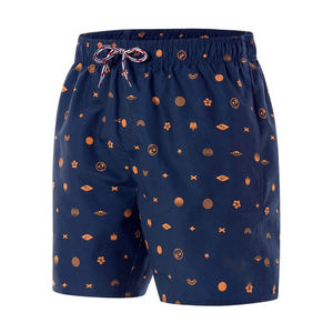 Nouveaux shorts de bain personnalisés en satin pour hommes, séchage rapide, écologiques, respirants, pour le surf et la plage, motif uni - Product Image 5