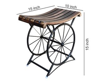 Indian Traditional Antique Metal Coffee <b>Table</b> for Living Room Indoor Furniture - Product Image 3