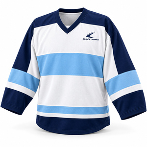 Maglia da Hockey su Ghiaccio Personalizzata con Sublimazione, Nome e Numero della Squadra, Traspirante e ad Asciugatura Rapida, Uniforme da Hockey in Rete - Product Image 3