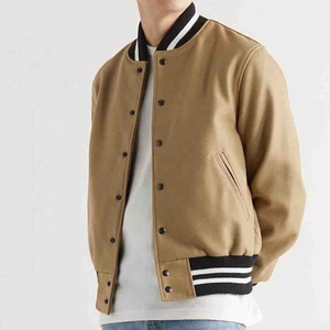 varsity jacket Wholesale Custom <b>Men's</b> Jackets Streetwear Varsity College Fashion d Baseball Letterman Bomber jacket <b>Mens</b> - Product Image 1