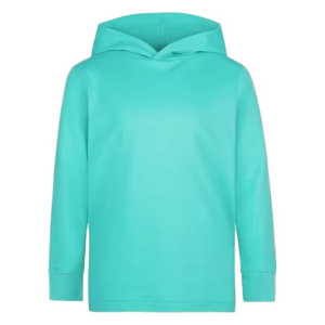 Unisex Teal Green Knitted Hooded Sweatshirt Regular Fit Solid Color Long Sleeve Casual <b>Pullover</b> Soft Warm Streetwear Essential - Product Image 4