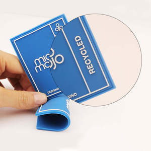 Custom 3D Embossed Silicone Logo PVC Rubber Embroidered <b>Sew</b>-<b>On</b> <b>Patches</b> for Clothing Apparel Sleeve Use OEM - Product Image 3