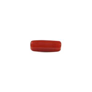 Coral Rojo Sintético Ovalado Cabujón de 6.65 Quilates, Gema Suelta de Alta Calidad 4x6mm para Joyería Fina - Product Image 2