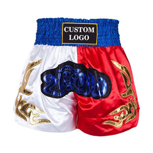 กางเกงขาสั้นออกกำลังกายผู้ชายสำหรับฤดูร้อน MMA ผ้าฝ้าย 100% กางเกงมวยไทยสำหรับออกกำลังกายและฝึกซ้อมศิลปะการต่อสู้ - Product Image 3