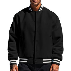 Veste universelle en laine unisexe pour l'hiver, grande taille, style universitaire, imprimé, mode coréenne, coupe-vent, séchage rapide, respirante - Product Image 5