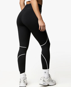 Respirant Gym Sport Fitness Pantalon 4 voies Stretch Butt-lifting Spandex / Nylon Leggings Yoga Leggings Pour Les Femmes - Product Image 6
