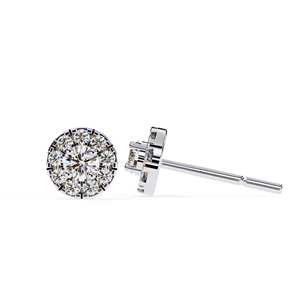 REYES GRA Certified 925 Sterling Silver Round Cut 1.5Ct Moissanite Fine Jewelry Wholesale 14K White Gold Screw Back <b>Stud</b> <b>Earring</b> - Product Image 1
