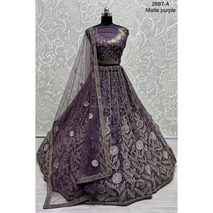 Nupcial Indio Desgaste Terciopelo Colecciones Para Novia Con Zarkhan Trabajo Por Fabzone - Product Image 4