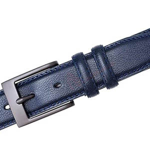Cinturón personalizado para hombre con hebilla de pasador, juego de regalo de cinturón de cuero, cinturón de cuero de vaca en oferta. - Product Image 6