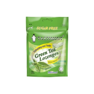 HALAL Sugar-Free Green Tea Candy with Refreshing Mint Flavour Tastimint Lozenges (Zip Locked Pack) from Malaysia - Product Image 1