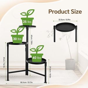Reliable Manufacturer Stylish Iron Planter Stand Suitable For Contemporary Home Decor And Modern Plant Display - Product Image 6