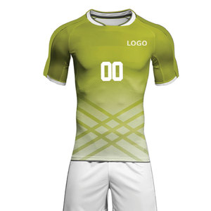 Kits de football en jersey 100% polyester sublimé en gros, uniformes de football personnalisés pour hommes, respirants, avec logo pour hommes - Product Image 4